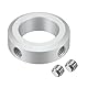 QUARKZMAN Split-Wellenkragen-Set für 20mm Welle, 4 Stück Klemmkragen 32mm Außendurchmesser, 10mm Dicke, Klemmkragen aus Aluminiumlegierung mit M6 Set-Schrauben und einem Schraubenschlüssel