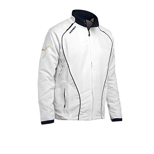 Veste de survêtement blanche Acerbis entraînement football 3XS