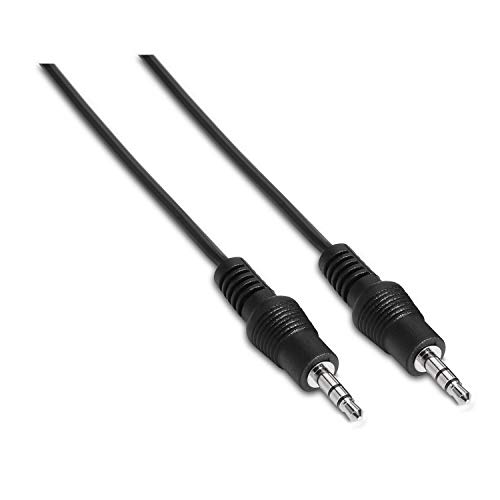 AISENS A128-0141 - Cable Audio Estéreo (Jack 3.5, 0.3 m) Color Negro