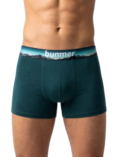 Image of Bummer Printed Micro Modal Trunks Underwear for Men - Ultra Soft & Breathable, 3 Times Softer Than Cotton, Anti-Bacterial, Stretchable for Ultimate Comfort & Style, Pack of 1 (A Shark Tank Product)