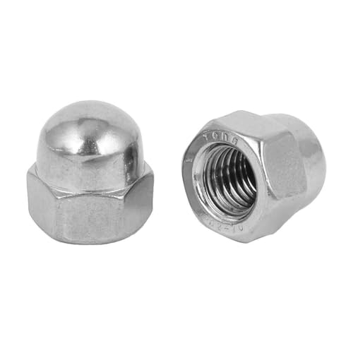 Tool Parts and Accessories M14 Thread Dia 304 Stainless Steel Dome Shape Head Cap Acorn Hex Nut 2pcs (#CN-140824-06406)