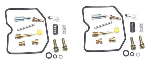 Kits Reparación Carburador Para K&awasaki EN500 1990 1991 1992 1993 1994 Juntas De Válvulas De Flotador Reconstrucción Taza Aceite Kit Reparación Carburador Flotador(2 Sets a)