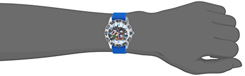 Disney Kids' Plastic Time Teacher Analog Quartz Nylon Strap Watch2