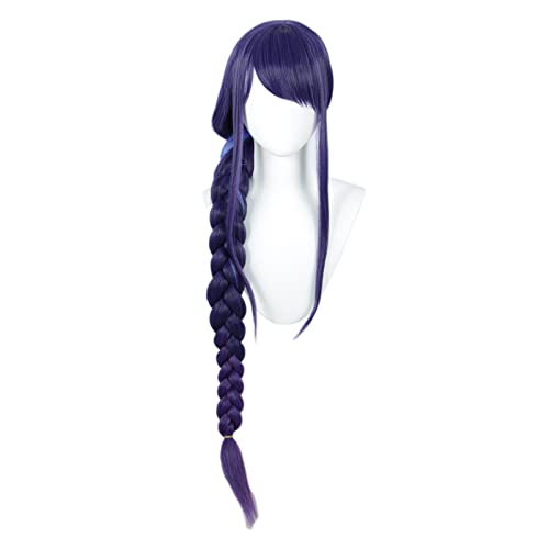 Linfairy Longue Violette Jeu Cosplay Perruque Déguisement Accessoires De Déguisement Pour Femmes Cover
