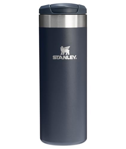 Stanley AeroLight Transit Bottle 16 oz | Locking Drink Through Lid | Leak Resistant Water Bottle or Coffee Travel Mug | Lightweight Insulated Stainless Steel | BPA-Free | Twilight