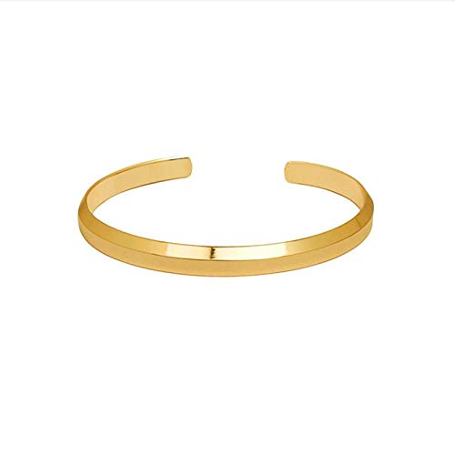 Cuff Bracelets Bangles Men Women Stainless Steel Gold Bangle Love Unisex Pulseras Jewelry Dropshipping GoldBracelet