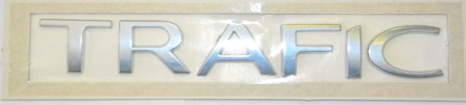 Badge Monogramme Chromé, Lettrage du Coffre arrière pour R.e.n.a.u.l.t Trafic OE : 908900184R