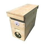 Honeybee Swarm Trap 5/Frame Bee Hive Frames NOT Included Little Larue Fully Assembled with Tree Hanger Reusable Swarm Lure Box for Beekeepers Ready to Use Langstroth Style Beekeeping
