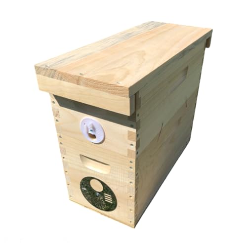 Honeybee Swarm Trap 5/Frame Bee Hive Frames NOT Included Little Larue Fully Assembled with Tree Hanger Reusable Swarm Lure Box for Beekeepers Ready to Use Langstroth Style Beekeeping