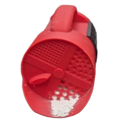 Spargisale manuale per prato, impugnatura ergonomica, 19 x 19 cm, spargisale con controllo preciso, robusto agitatore per ghiaccio, strumento da giardino con facile versamento, forniture da giardino