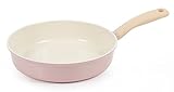 Neoflam Retro Cast Aluminum Frying Pan with Soft-Touch Handle and Ceramic Non-Stick Coating Skillets, 10