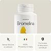 Aenea Integratore Bromelina Forte Drenante Naturale, 30 Cpr da 1200mg, Circolazione Gambe Drenante e Microcircolo, Gambe Gonfie e Pesanti, Bromelina Strong con Estratto di Ananas