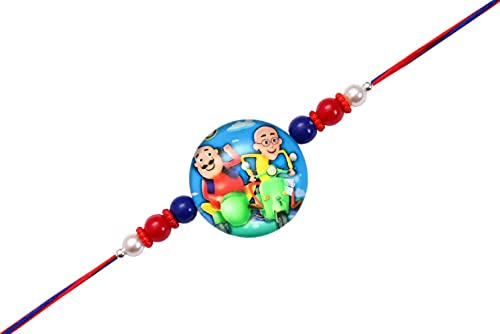 Ruci Store Kids Rakhi for Brother Rakhee for Raksha Bandhan Festival Fancy Rakhi for Kids Motu Patlu Rakhi