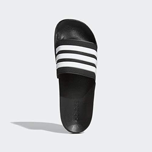 adidas Unisex-Adult Adilette Slides Sandal, 5.5 7 Core Black/Footwear White/Core Black