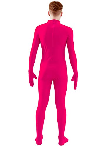 Image of Ensnovo Mens Mock Neck Full Body Unitard Spandex Zentai Suits Costumes