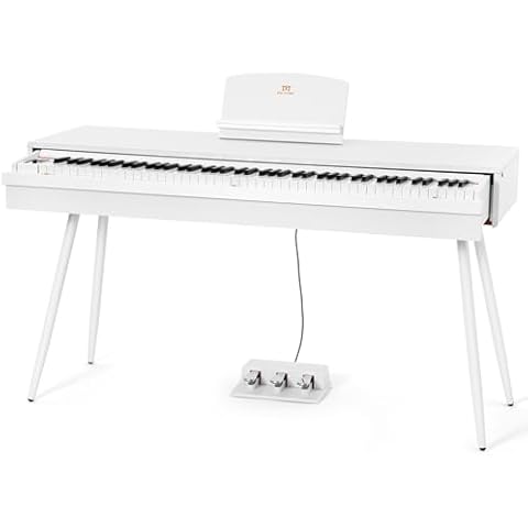 MUSTAR Digital Piano with Triple Pedals Cover