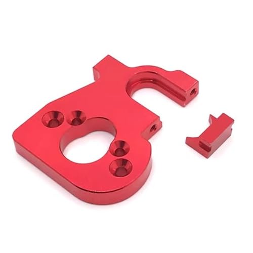 RC Upgrade Accessories for Wltoys 124018 124016 124017 124019 144010 144001 144002 RC Car Parts Metal Upgrade Retrofit Motor Mount Replacement RC Car Accessories(Red)