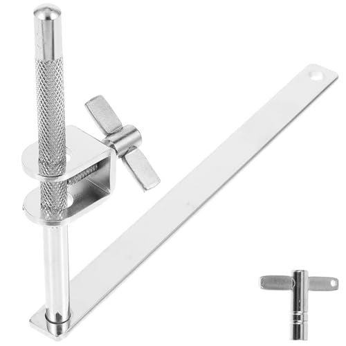 Totority Drum Set Snare Drum Accessory Heavy Duty Cowbell Mount Clamp Bracket Holder