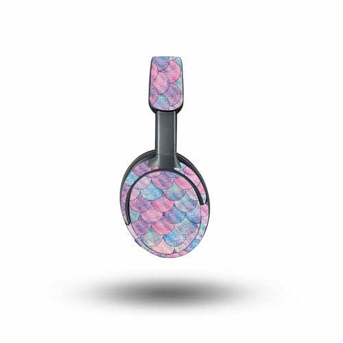 Image of MightySkins Carbon Fiber Skin Compatible with Bose QuietComfort Ultra - Mermaid Scales | Protective, Durable Textured Carbon Fiber Finish | Easy to Apply