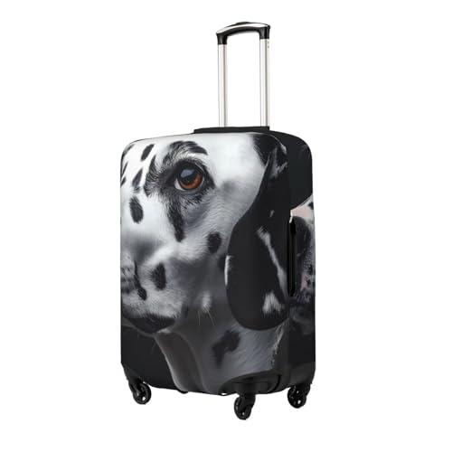 Dalmatian Elastic Travel Luggage Cover, Washable Spandex Suitcase Protector, Anti-Scratch Fits 18-32 Inch2