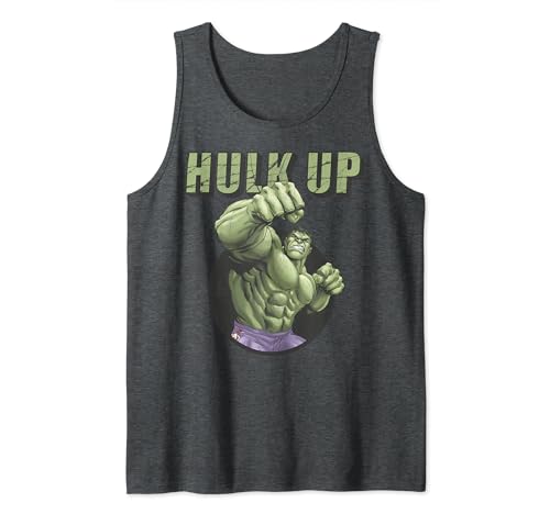 Marvel The Incredible Hulk Tough Hulk Up Bulk Up Badge Camiseta sin Mangas