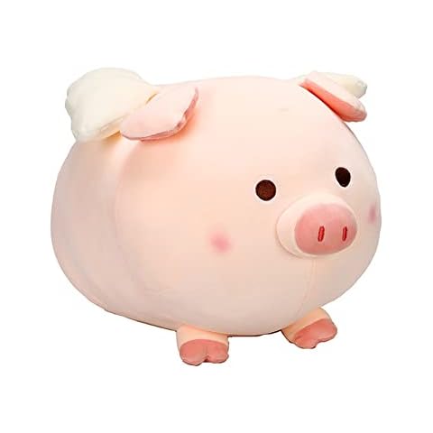 BYNYXI Peluche de cerdo rosa, 23 cm Cover