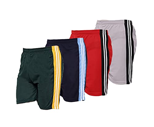 Image of Fort Worth Men's 4 Pack Gym Workout Shorts Quick Dry Bodybuilding Weightlifting Pants Training Running Jogger with Pockets (S)