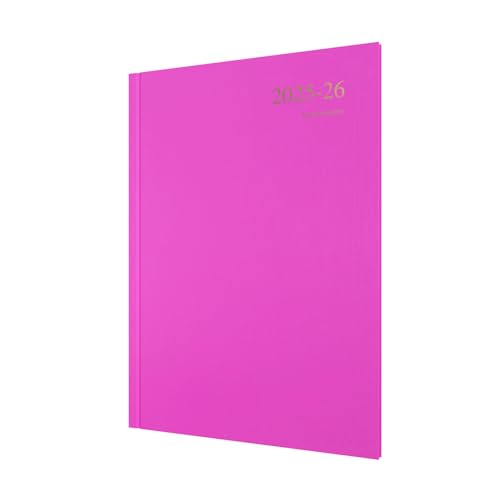 Collins 'Essentials' 12 Month Mid/Academic Year Planner, July 2025-July 2026 - ESSA43M.50-2526 - Week-to-View Appointments Diary, A4 Hard Cover, Pink