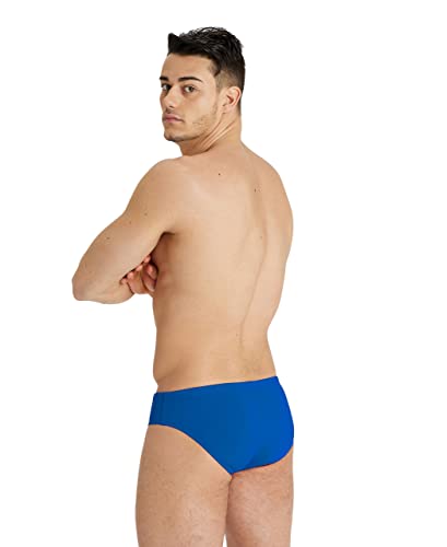 ARENA Men’s Water Polo Swim Brief Training and Game Bathing Swimsuit Water Sports Pool Accessories for Players, Royal/White, US Size 34