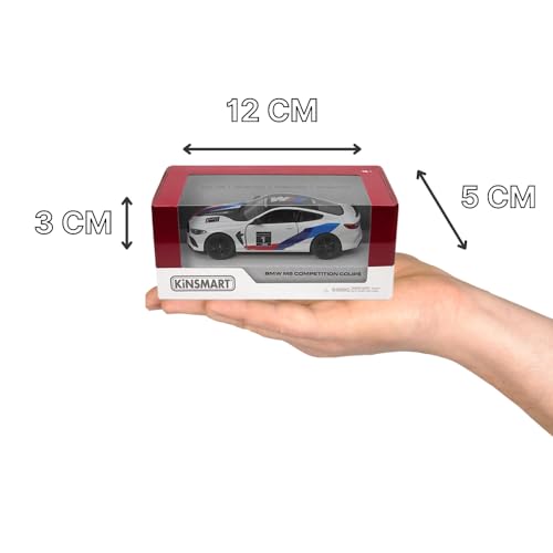 Easy Toys BMW M8 Racing Model Car, 1:36 Scale, Red, Adult Collectible, Car Enthusiasts, M8 Red, 1:38 - Image 4