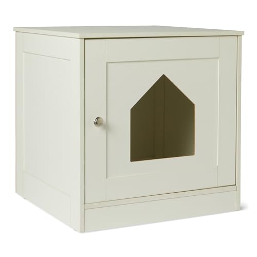 Amazon Basics Furniture-Style Litter Box Enclosure White