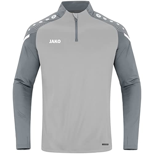 JAKO Herren Ziptop Performance, Soft Grey/Steingrau, 3XL – Ansicht 1