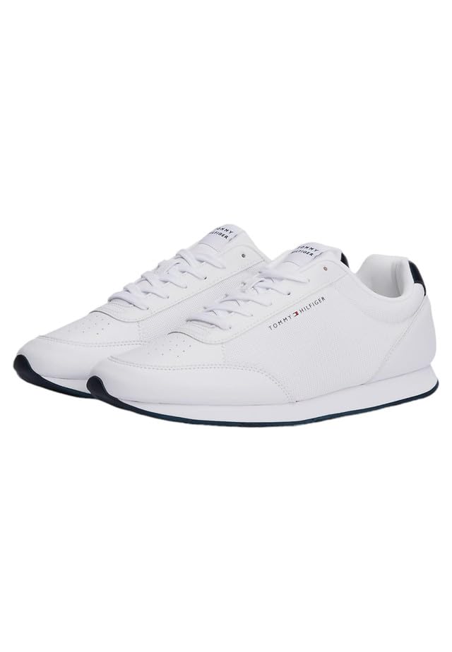 Tommy Hilfiger Uomo Sneakers da Runner Mix Profilo Basso