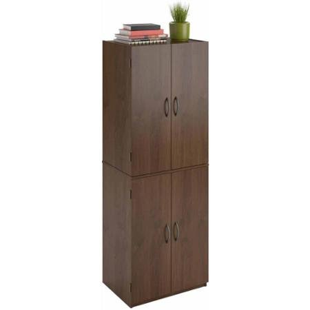 Northfield Alder Mainstays Storage Cabinet With Doors Complements Contemporary Kitchen Decor, (1, Brown) #TOP2