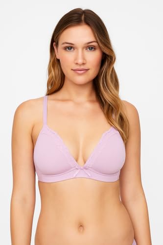 Image of Viola's Secret 6 Pack of Color Print T-Shirt Bras B Cup C Cup and D Cup