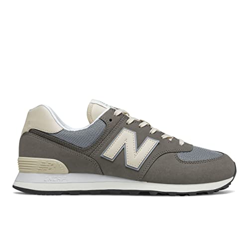 Image of New Balance Men's 574 V2 Premium Sneaker, Castlerock /Steel, 13 M