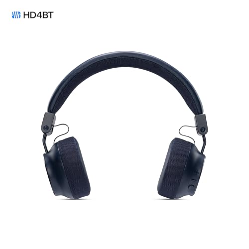 Image of PreSonus Eris HD4BT - Over-Ear Closed-Back Wireless Headphones, Bluetooth, ANC Noise Cancelling, Up to 60 Hours Battery Life, Studio Headphones for Mixing, Monitoring, Recording, Midnight Blue