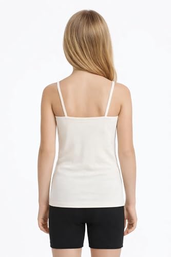 Image of Kurve Girl's Sleeveless Tank Top - Stretch Undershirts Cami Camisole, UV Protective Fabric, Rated UPF 50+ (Made in USA)