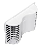 Deflect-O Undereave Vent 2-1/4 ' H X 7 ' W X 10-1/8 ' L, 4-13/16 ' White