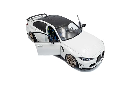 Solido Modelo Diecast BMW M3 (G80) 1:18 Blanco Alpine miniatura 6