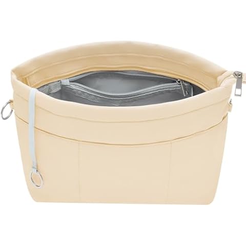 HyFanStr Purse Organizer Insert with 13 Pockets Cover