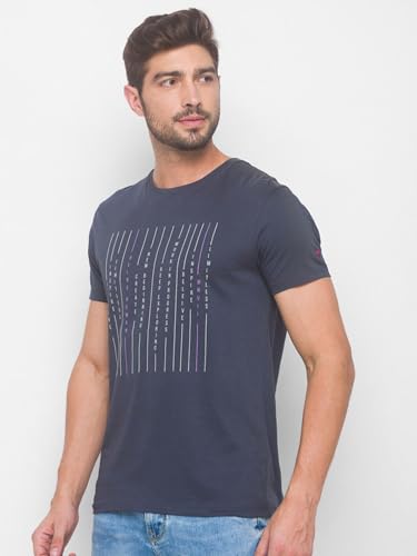 Image of Being Human Pink Regular Fit Round Neck Men's T-Shirt Clothing