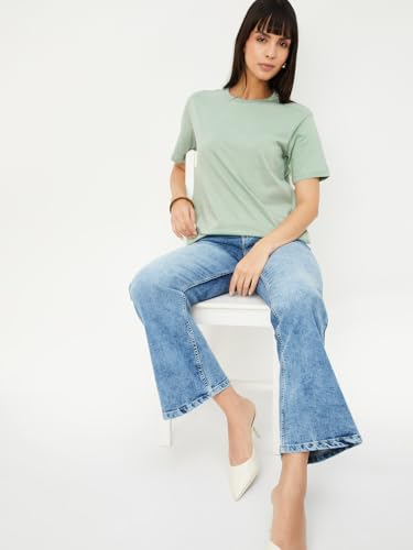 Image of Max Plus Size Women Solid T-Shirt