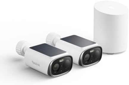 Reolink 3K 5MP Überwachungskamera Aussen Akku Set, Erweiterbar bis 1 TB | Kein Abo Nötig, KI Bewegungsberichte, Wi-Fi 6, Farb-Nachtsicht, IP67 Wetterfest, Argus Solar 2-Kamera-Set