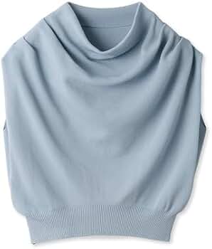 Amazon | [フレイ アイディー] ハイネックドレープ総針ニット