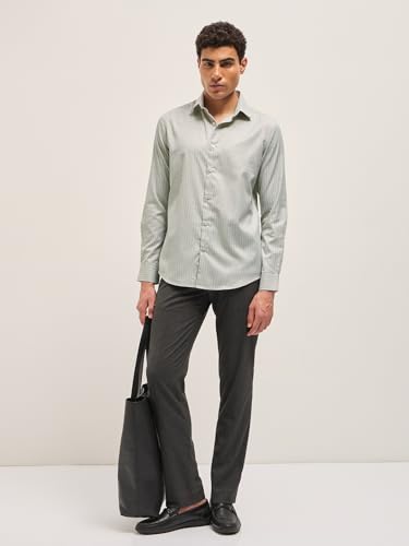 Image of THE BEAR HOUSE Men's Pure Cotton Relaxed Fit Shacket