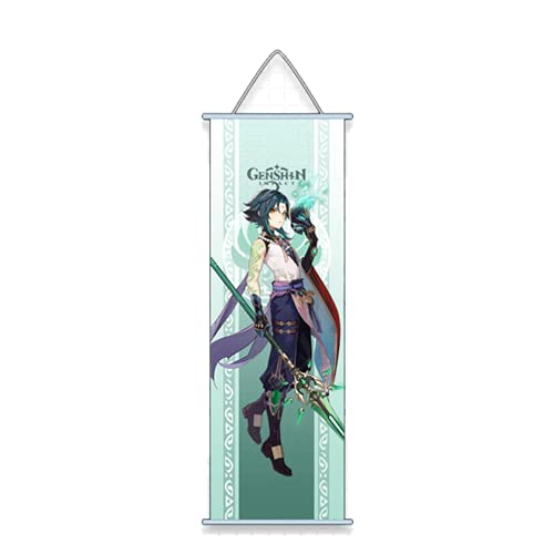Genshin Impact Wall Scroll - Genshin Impact Hanging Poster - 30