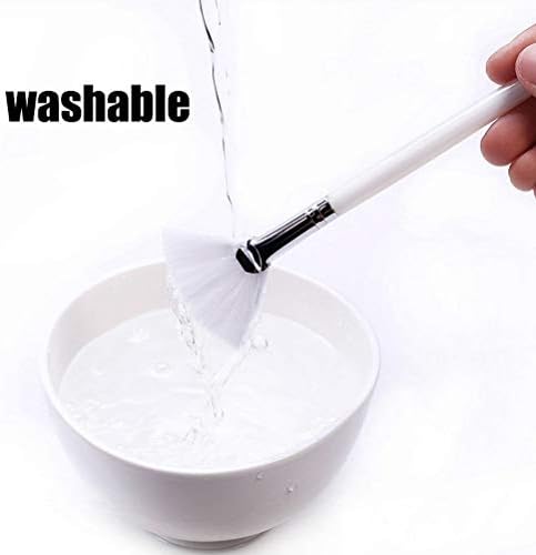4 Pcs Face Mask Brush, Face Mask Applicator Brush Soft Facial Fan Brush for Mud Mask Cream