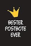  Bester Postbote: DIN A5 • 120 Seiten Punkteraster • Kalender • Notizbuch • Notizblock • Block • Terminkalender • Geschenkidee • Abschied • Geburtstag • Ruhestand • Abschiedsgeschenk • Arbeitskollegin