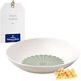 LIEFERUMFANG: 1x Villeroy & Boch Fleur vert Pastaschale, Größe: 24x24x5cm, Material: Premium Porzellan, Farbe: grün (Artikelnummer: 1045503381)